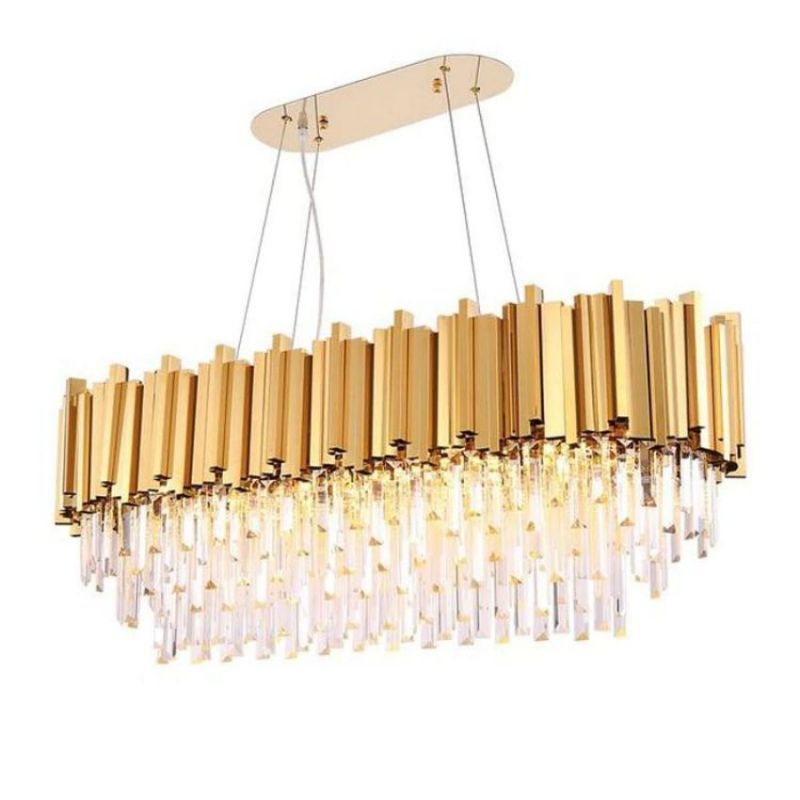 Bourbons Moore Crystal Oval Chandelier - product detail 5