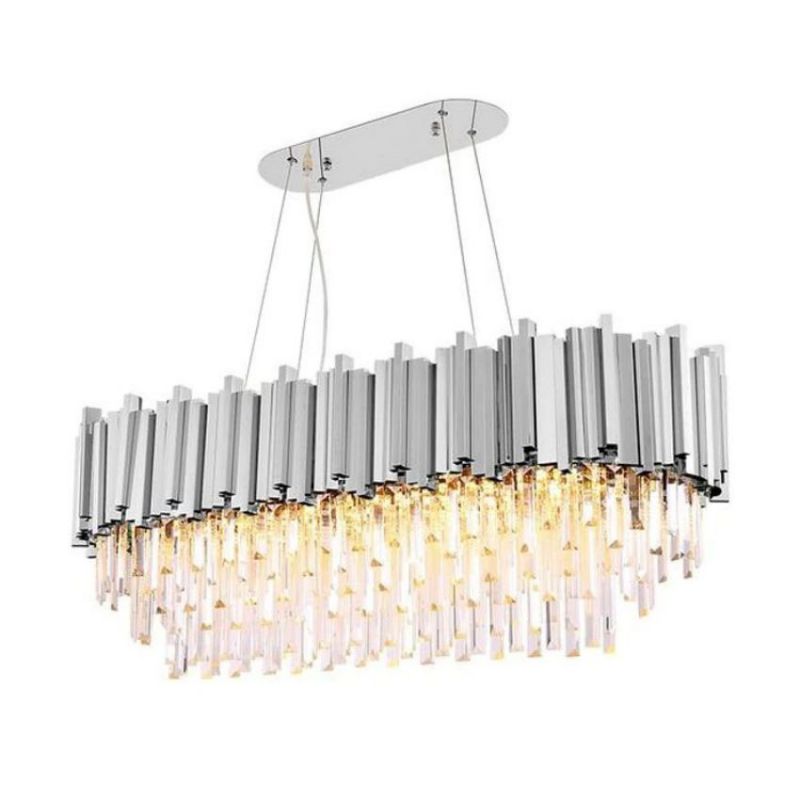 Bourbons Moore Crystal Oval Chandelier - product detail 4