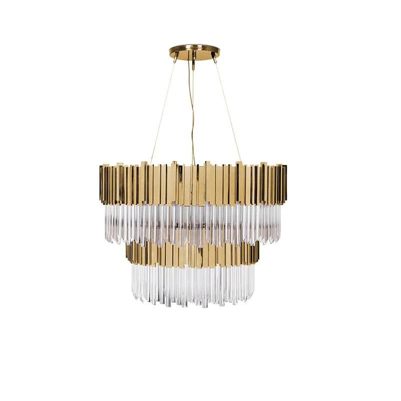 Brilliant Decorative 2-Tier Round Chandelier - product detail 3