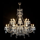 Classical Aristocratico 16 Light Crystal Glass Chandelier