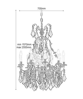 Classical Belgravia Crystal Chandelier