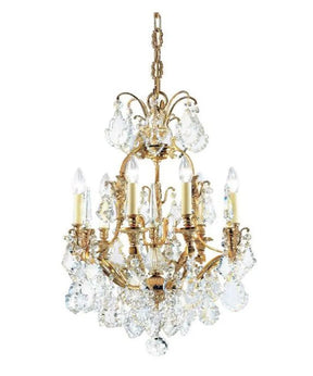 Classical Carlton Crystal Glass Chandelier