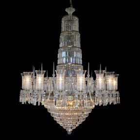 Classical Lances 32 Light Crystal Glass Chandelier