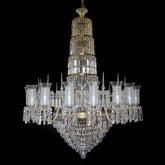 Classical Lances 32 Light Crystal Glass Chandelier