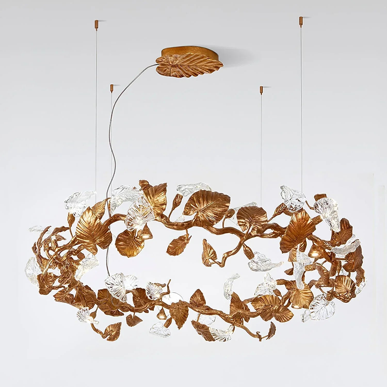 Calathea Modern Glass Chandelier