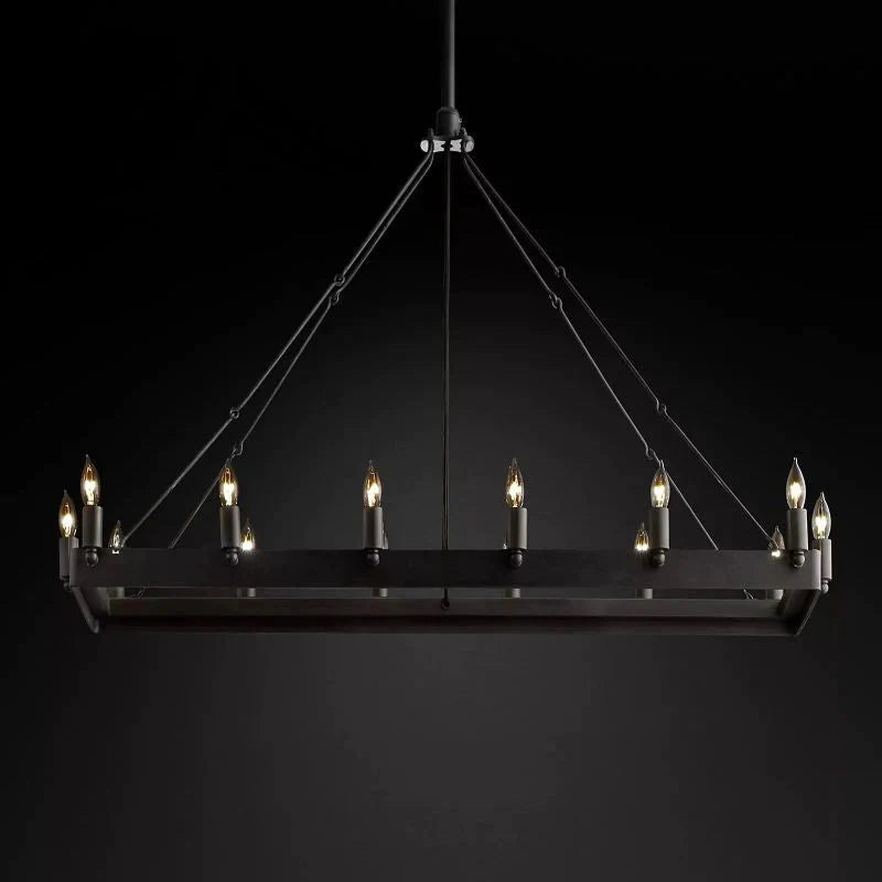 Carmina Vintage Candelabra Square Custom Chandelier