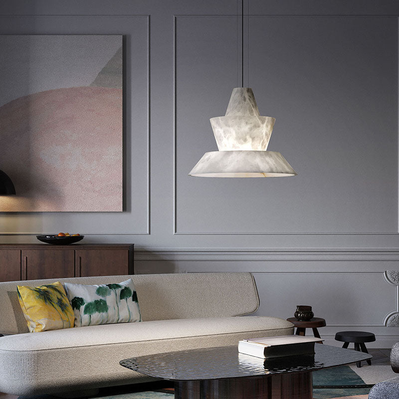 Carol Alabaster Dining Table Pendant Light - product detail 12
