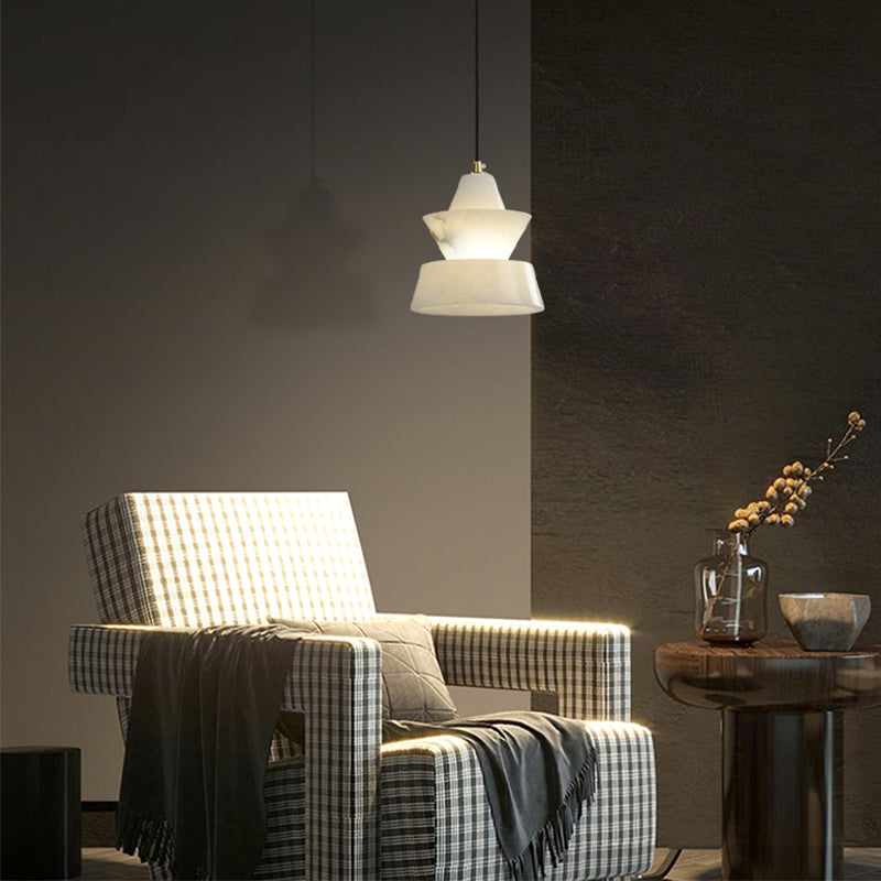 Carol Alabaster Dining Table Pendant Light - product detail 11