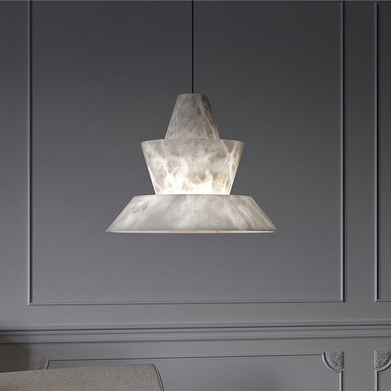 Carol Alabaster Dining Table Pendant Light - product detail 14