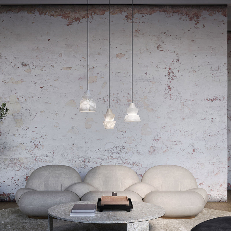 Carol Alabaster Dining Table Pendant Light - product detail 6