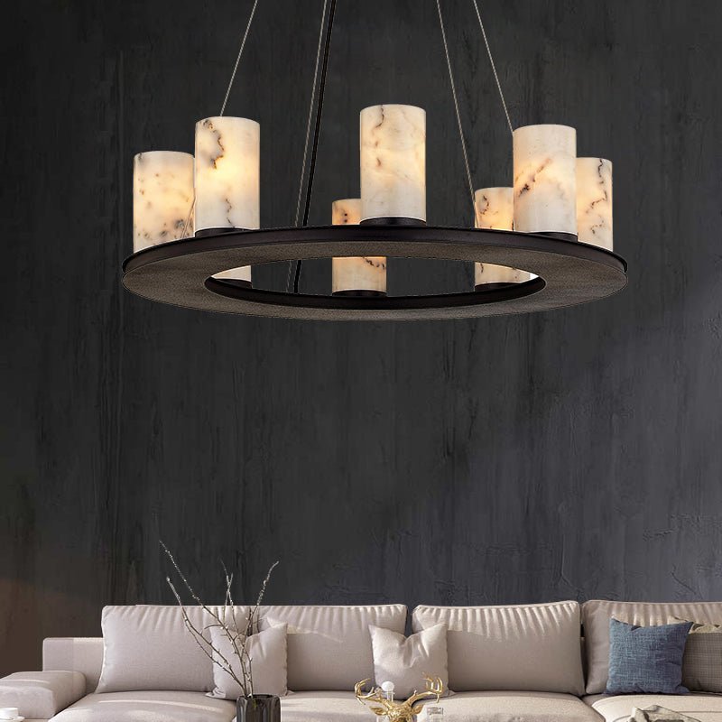 Centrum Alabaster Round Chandelier - product detail 2