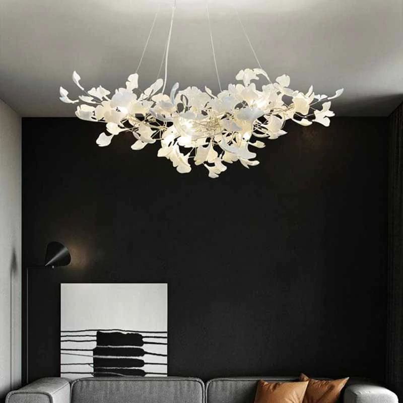 Ceramic Ginkgo Modern Chandelier - product detail 2