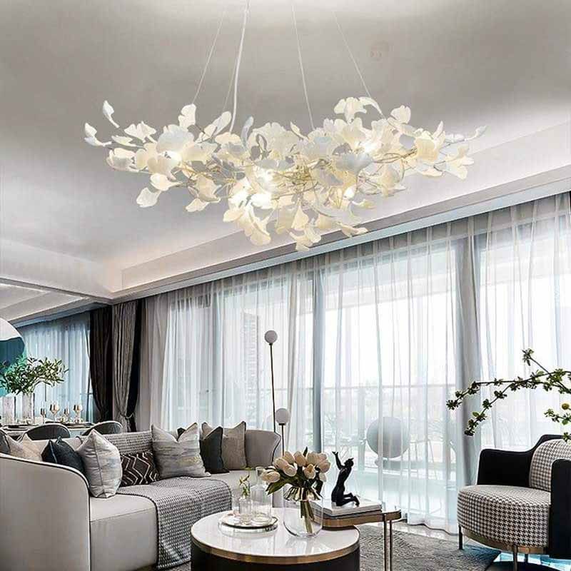 Ceramic Ginkgo Modern Chandelier - product detail 13
