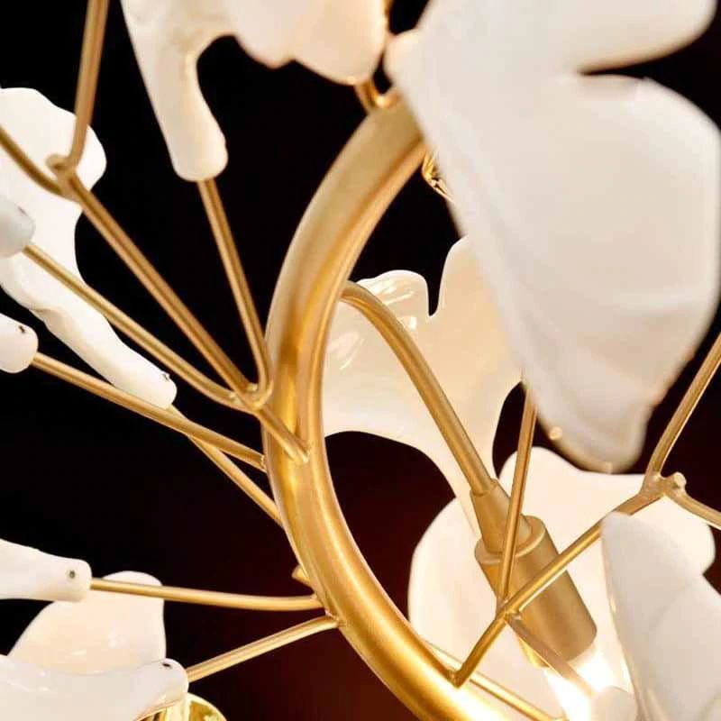Ceramic Ginkgo Modern Chandelier - product detail 4