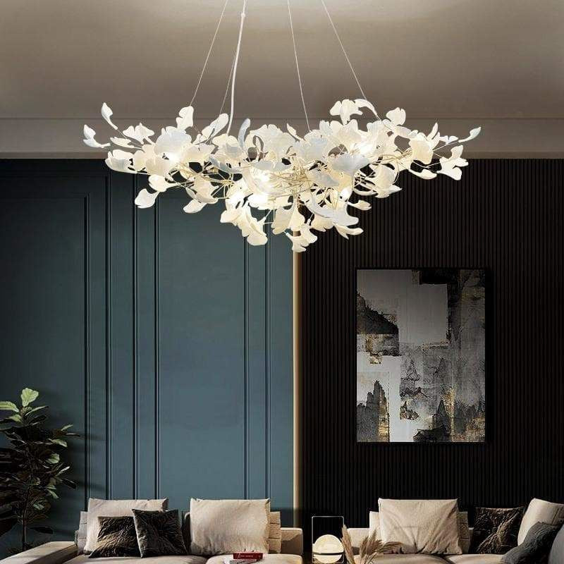 Ceramic Ginkgo Modern Chandelier - product detail 5