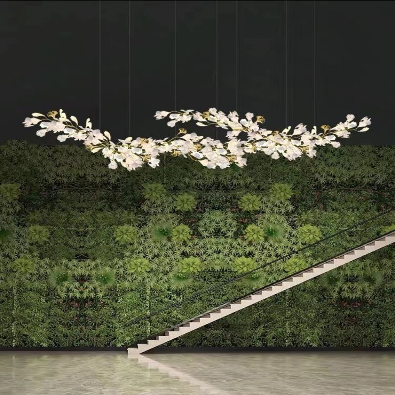 Ceramic Ginkgo Modern Chandelier - product detail 6