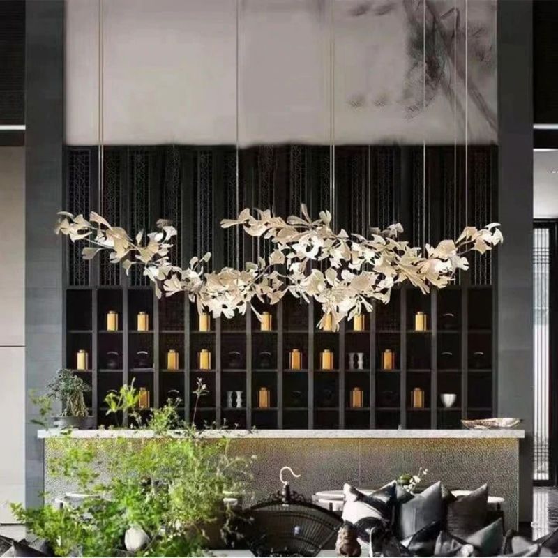 Ceramic Ginkgo Modern Chandelier - product detail 7