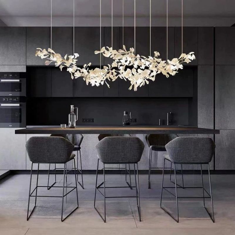 Ceramic Ginkgo Modern Chandelier - product detail 8