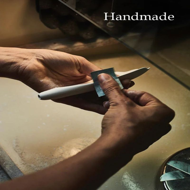 Ceramic Ginkgo Round Linear Chandelier