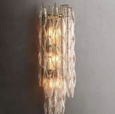 Chara Clear Glass Grand Wall Sconce