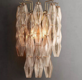 Chara Clear Glass Short Wall Sconce