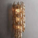 Chara Smoke Glass Grand Wall Sconce