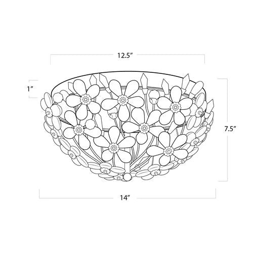 Cherish Crystal Flush Mount for Bedroom - product detail 2
