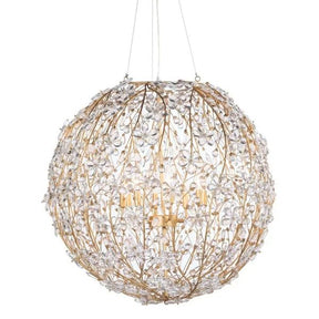 Cherish 8 Lights Spherical Chandelier 30"D