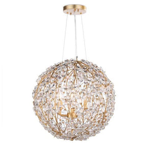 Cherish 6 Lights Spherical Chandelier 20"D