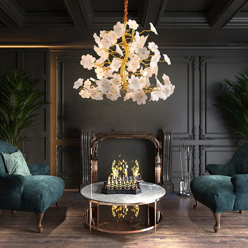 Cherry Dining Room Branch Chandelier - product detail 4