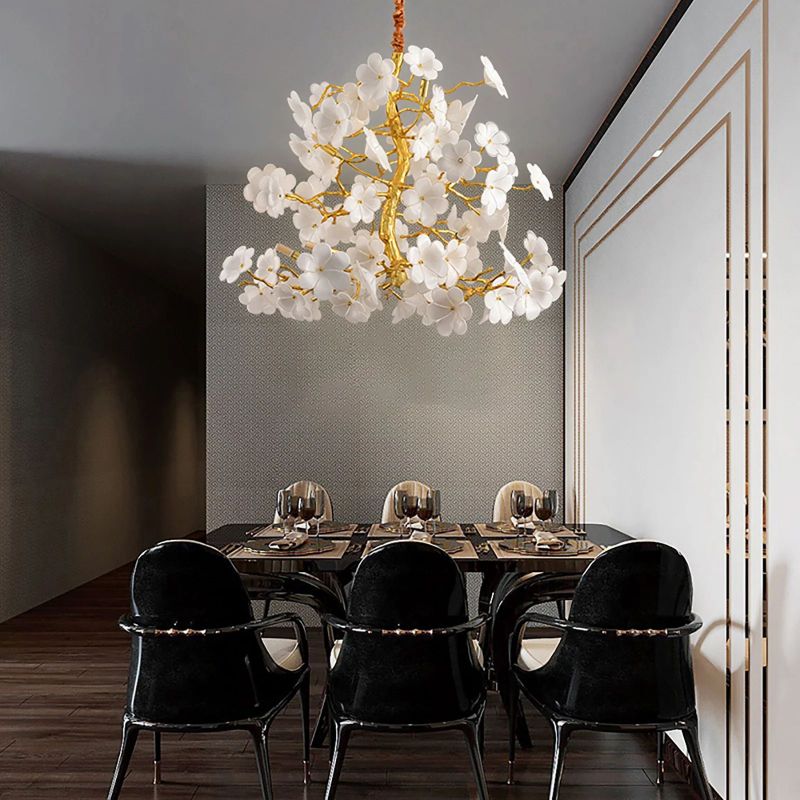 Cherry Dining Room Branch Chandelier - product detail 3