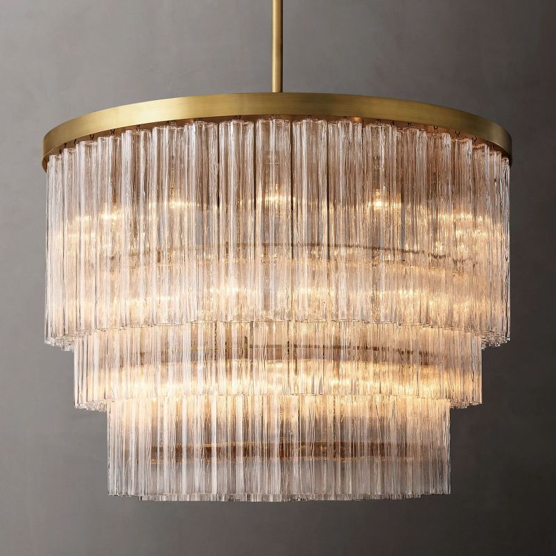 Cielle 3-Tier Round Chandelier 48”