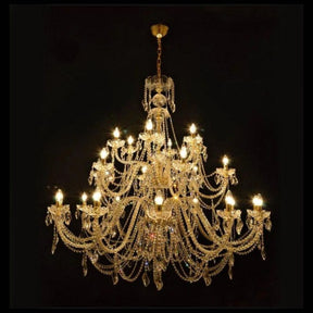 Classical Aristocratico 24 Light Crystal Glass Chandelier