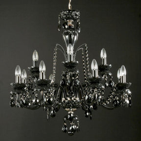 Classical De Luxe 12 Light Crystal Glass Chandelier