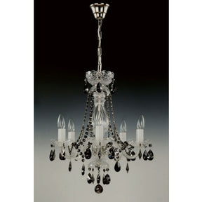 Classical De Luxe 5 Light Crystal Glass Chandelier