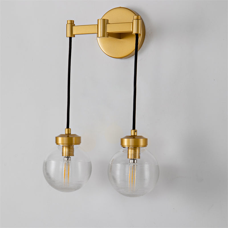 Popular Pearl Glass Ball Wall Sconce