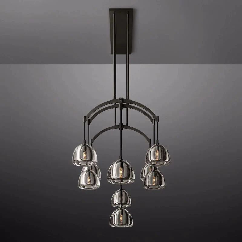Crescent Linear Chandelier 54''