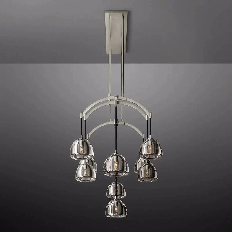 Crescent Linear Chandelier 54''