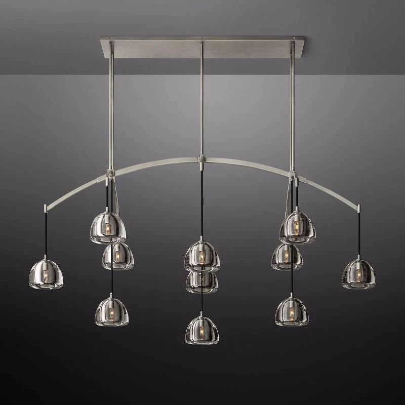Crescent Linear Chandelier 72''