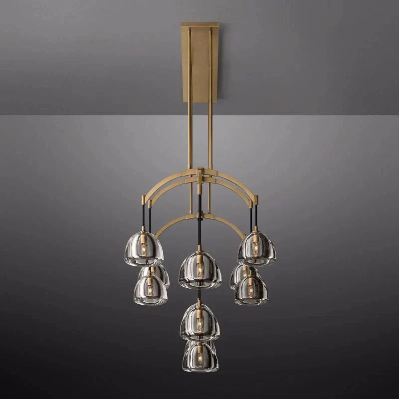 Crescent Linear Chandelier 72''