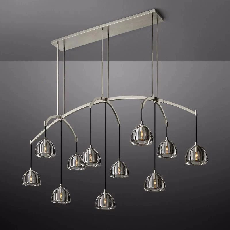Crescent Linear Chandelier 72''