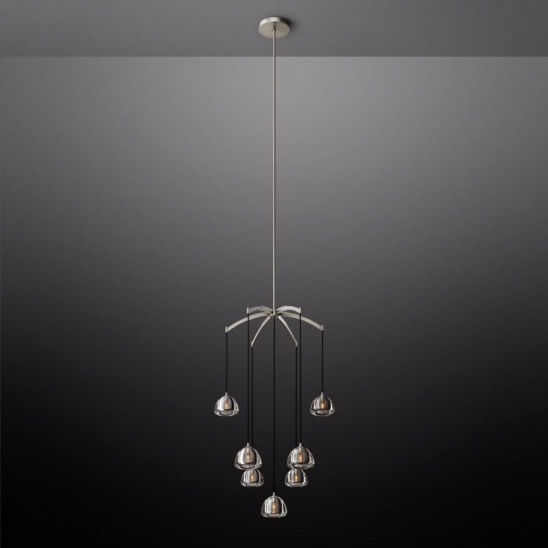 Crescent Round Chandelier 36''