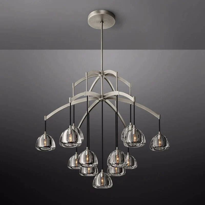 Crescent Round Chandelier 48''