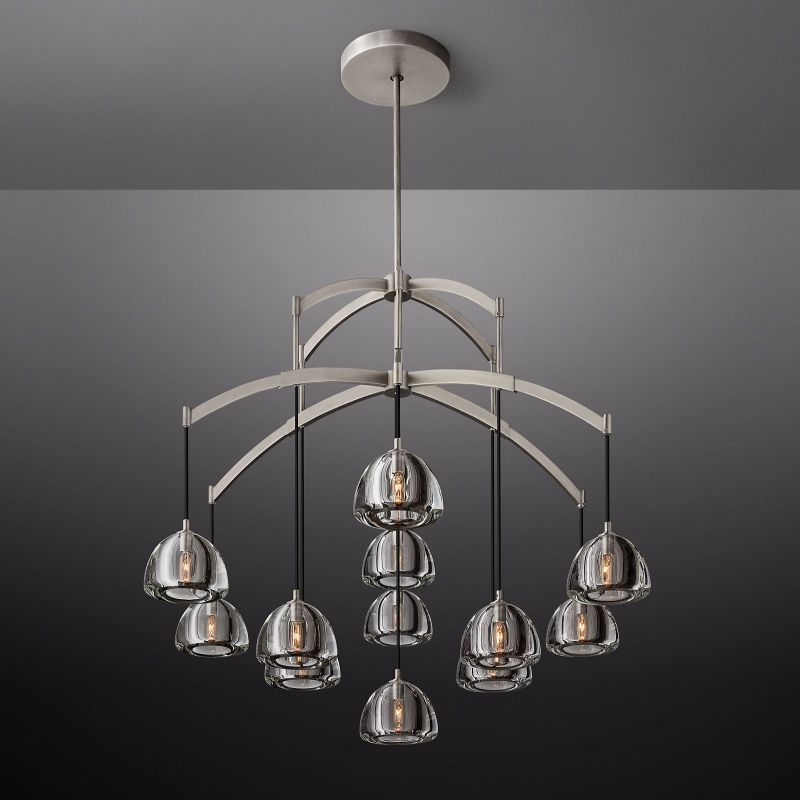 Crescent Round Chandelier 48''