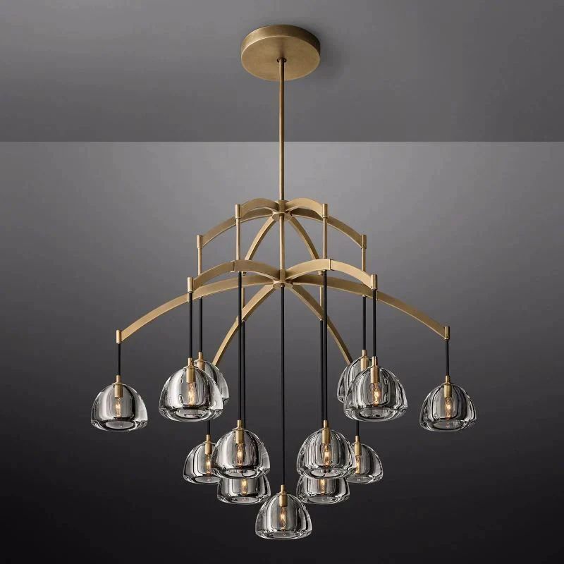 Crescent Round Chandelier 48''