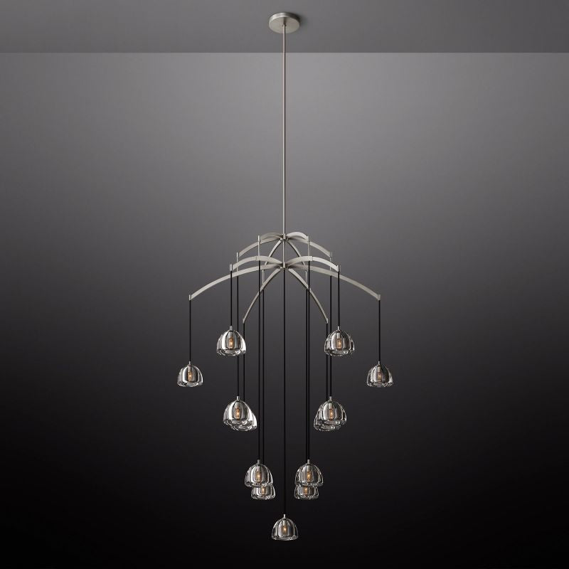 Crescent Round Chandelier 60''
