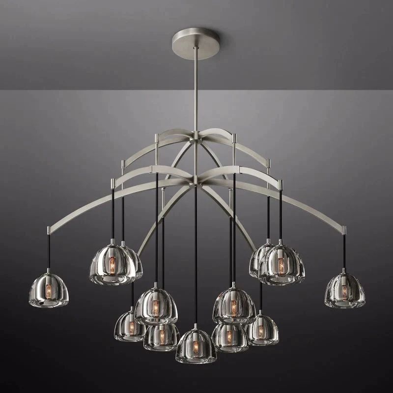 Crescent Round Chandelier 60''