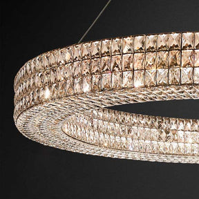 Crystal Binbas Round Chandelier Pendant