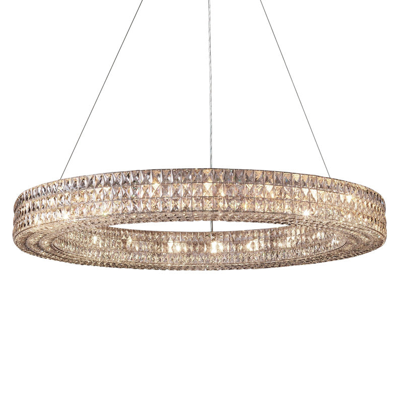 Crystal Binbas Round Chandelier Pendant