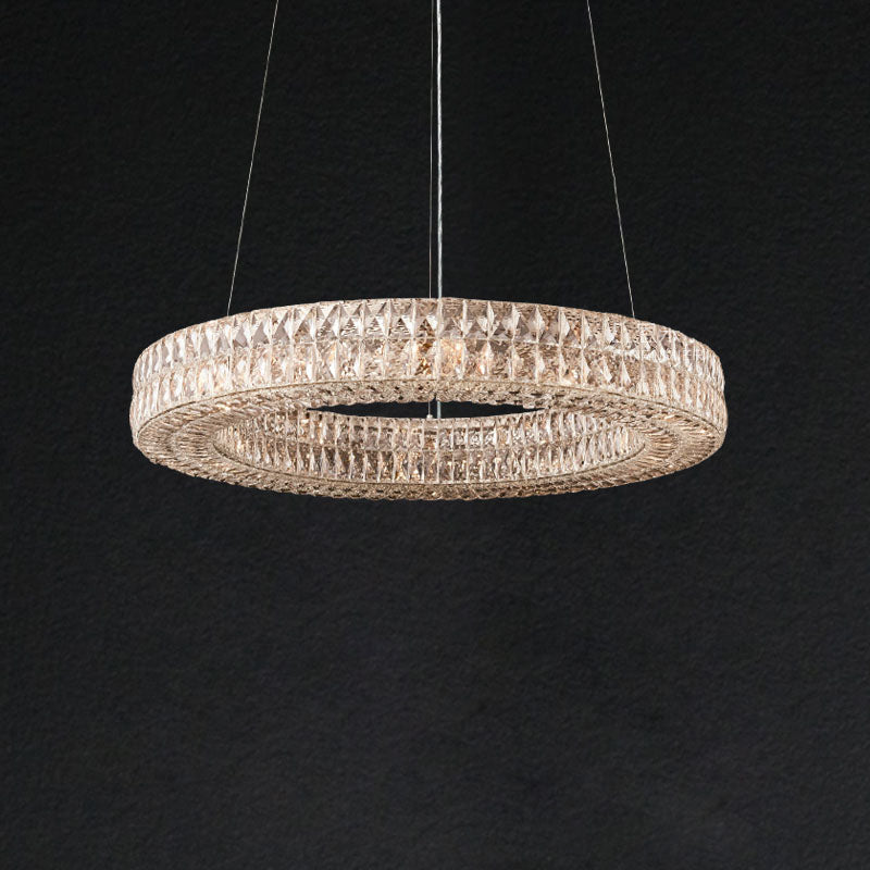 Crystal Binbas Round Chandelier Pendant